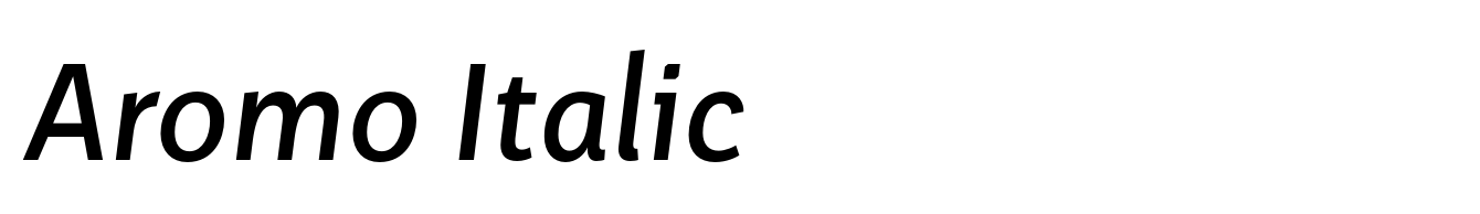 Aromo Italic
